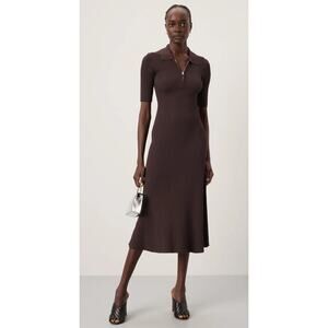 Staud Roland Dress in Brown